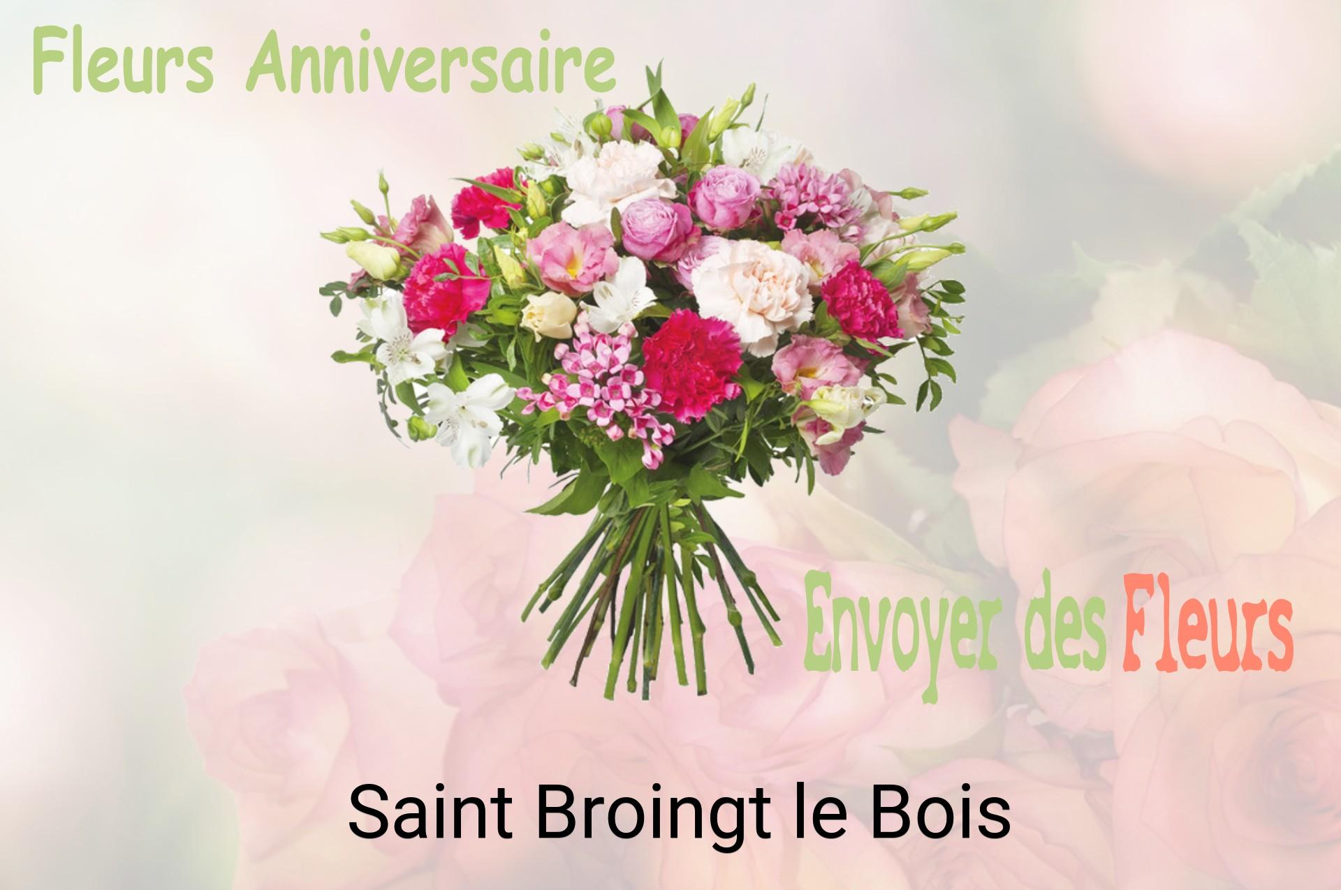Bouquet de fleurs d’anniversaire livré à Saint-Broingt-le-Bois